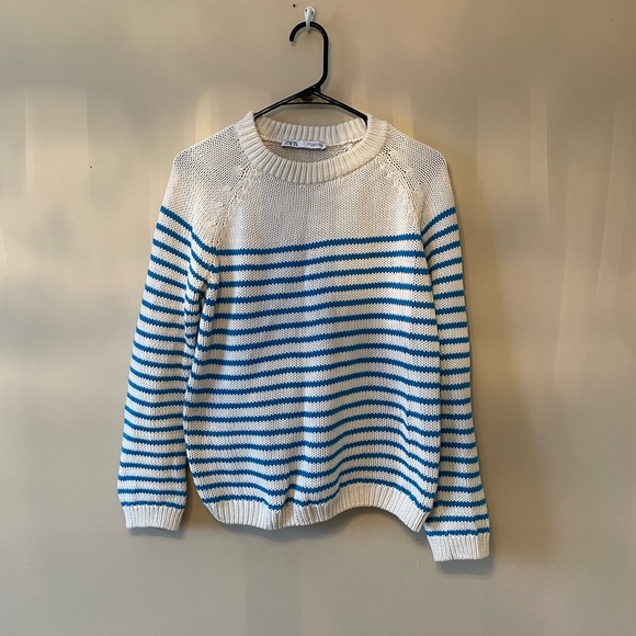 Zara Breton Stripe Sweater - Size S - Picture 5 of 5